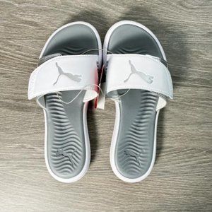 Puma Flip Flop Sandals - White Size 6
